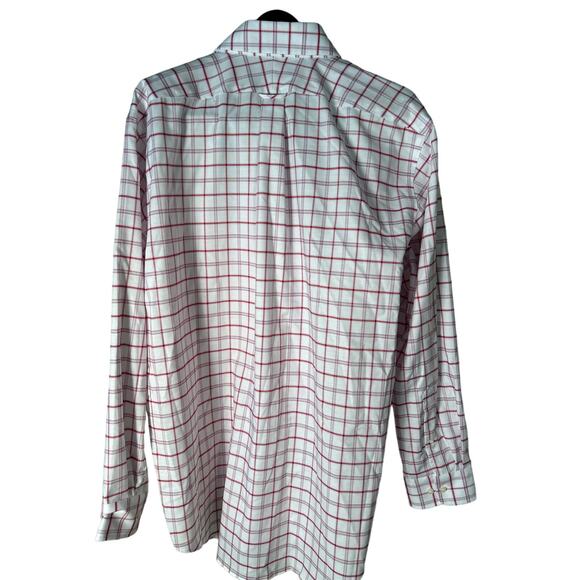 Lands End Men’s  XL Long Sleeve Button Down Shirt Traditional Fit 17 1/2-35 - Picture 5 of 7